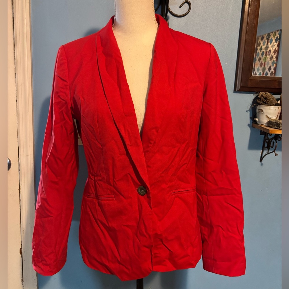 Old Navy, Vibrant Red, Casual Blazer
